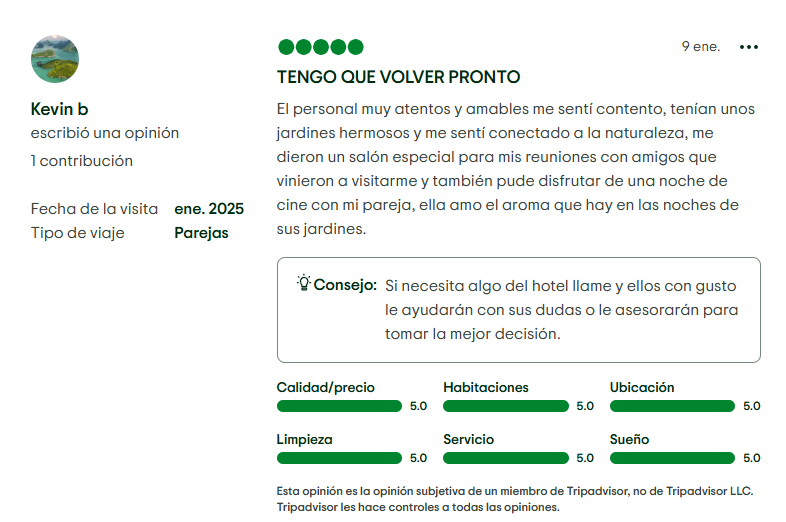 puntaje opiniones hotel el turista (14)